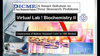 Construction of Maltose Standard Curve by DNS Method ! Virtual Lab! PICME Labs ! Biochemistry II