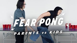 Parent Vs. Kid Madison & Vince Fear Pong Cut