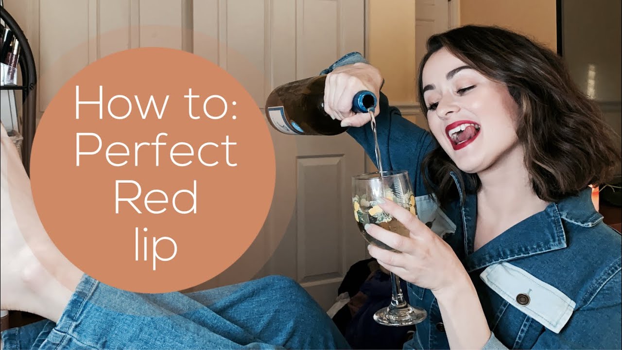 How to get a perfect Red Lip (quarantine happy hour)