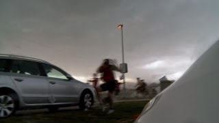 Weather Caught On Camera: Running for Their Lives