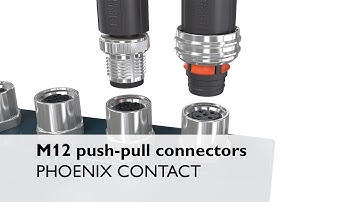 M12 push-pull connectors – The new standard in automation technology