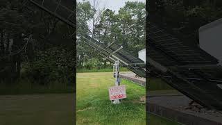I put 2x the limit of solar on tracker #solar #tracker #1200w #ecoworthy #offgridsolar #electrical