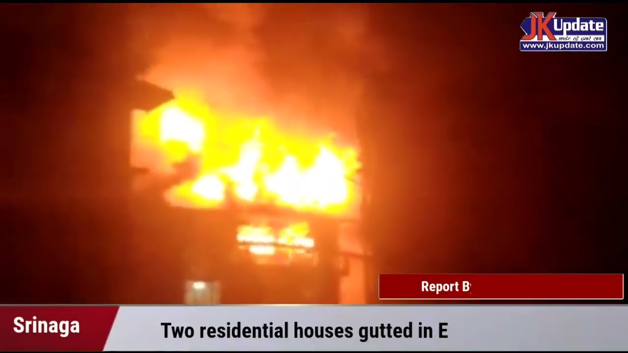 Two residential houses gutted in Ellahibagh blaze