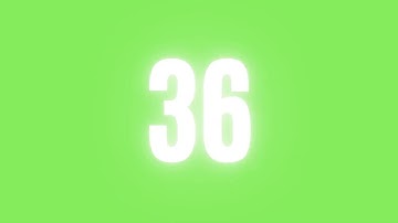 countdown 100 - white light speed 2x with sound - green screen