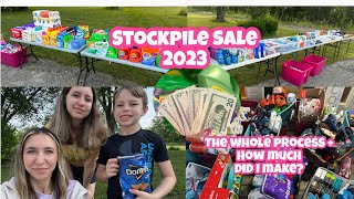 STOCKPILE SALE | 1ST SALE OF 2023 | THE WHOLE PROCESS + HOW  MUCH DID I MAKE?!