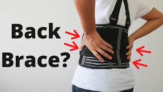 Do Back Braces Help Lower Back Pain?