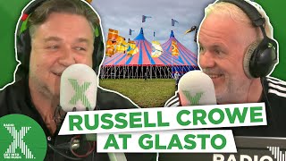 Russell Crowe playing Glastonbury 2024 | The Chris Moyles Show | Radio X