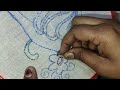 Easy duck embroidery design in hand #neha#neha 