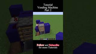Vending Machine Part 2 #minecraft #fypシ #game #minecrafttutorial #fyp #minecraftanimation #tutorial