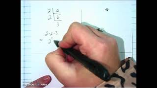 Prime Factorization with the Ladder Method/Upside Down Birthday Cake