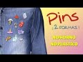 DIY - Crea FANTÁSTICOS PINS de 2 MANERAS diferentes ¡¡SIN Horno ni Plástico!! ☞ Pins Súper Fácil