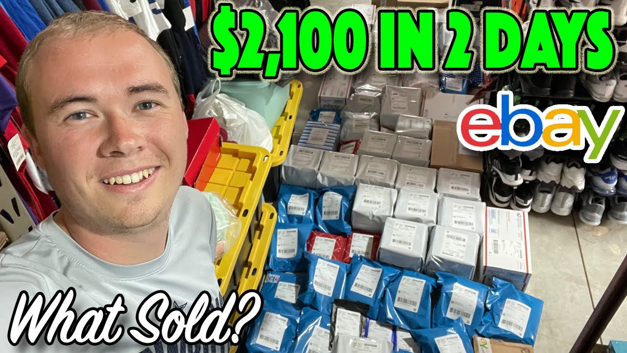 How i make over 2k every 2 days reselling on ebay as my full time job