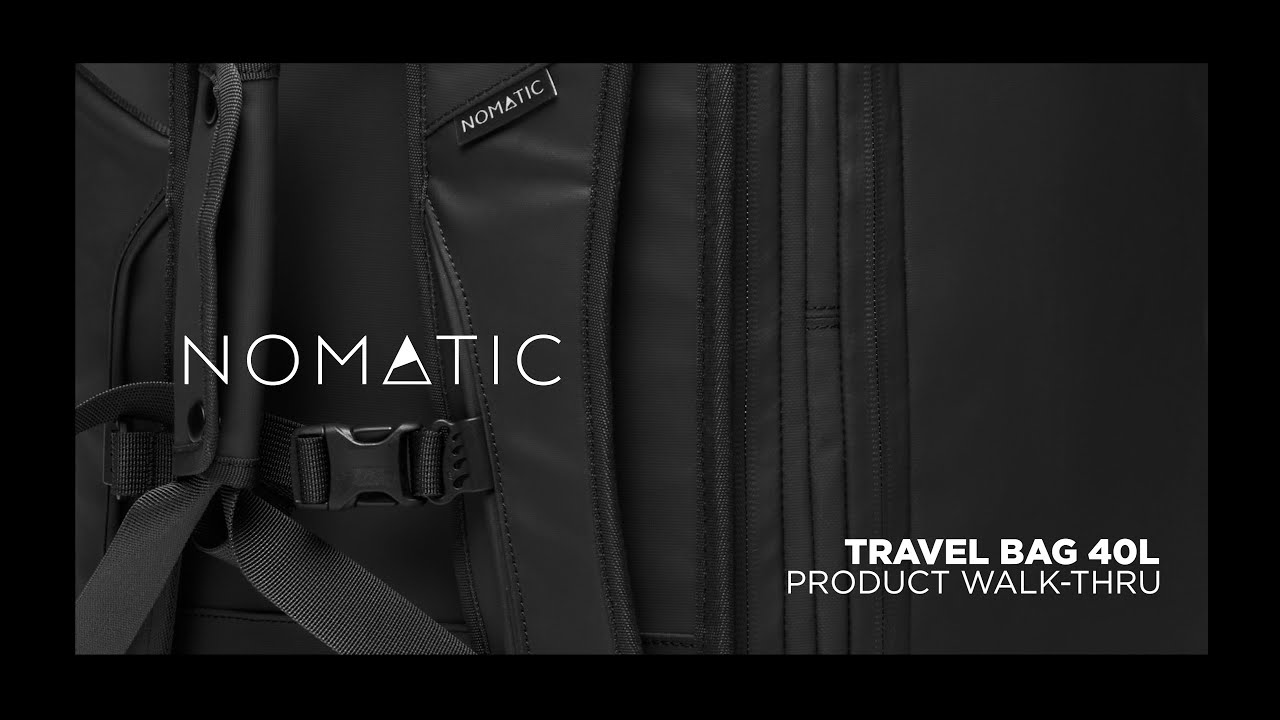 Nomatic Travel Bag V2 (Black, 40L) TRBG40-BLK-02 B&H Photo Video
