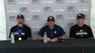 UT Tyler Baseball LSC Tournament Championship Press Conference