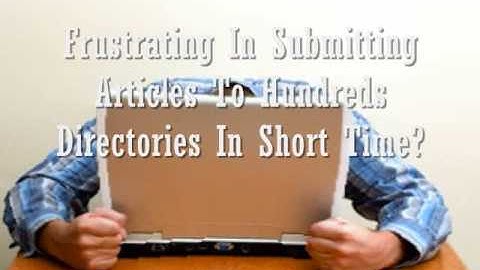 Article Submitter Platinum Software, 210 Articles Directories With One Click
