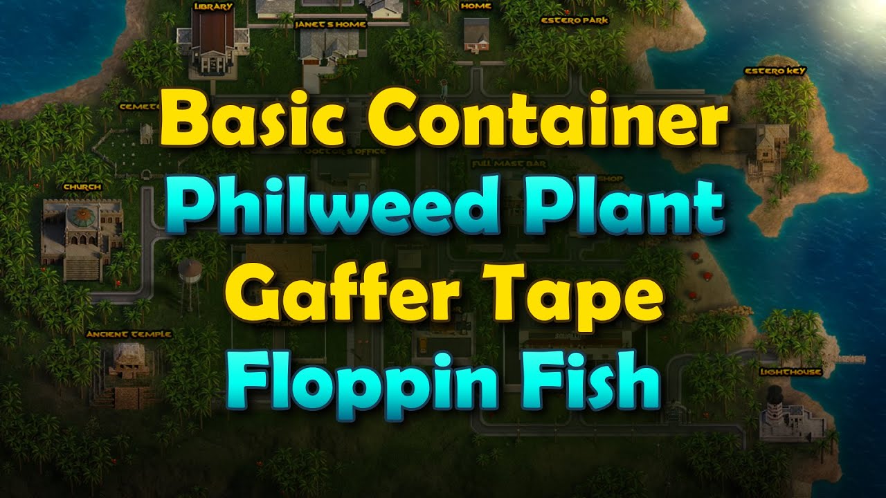 Treasure of Nadia Basic Container, Philweed Plant, Gaffer Tape