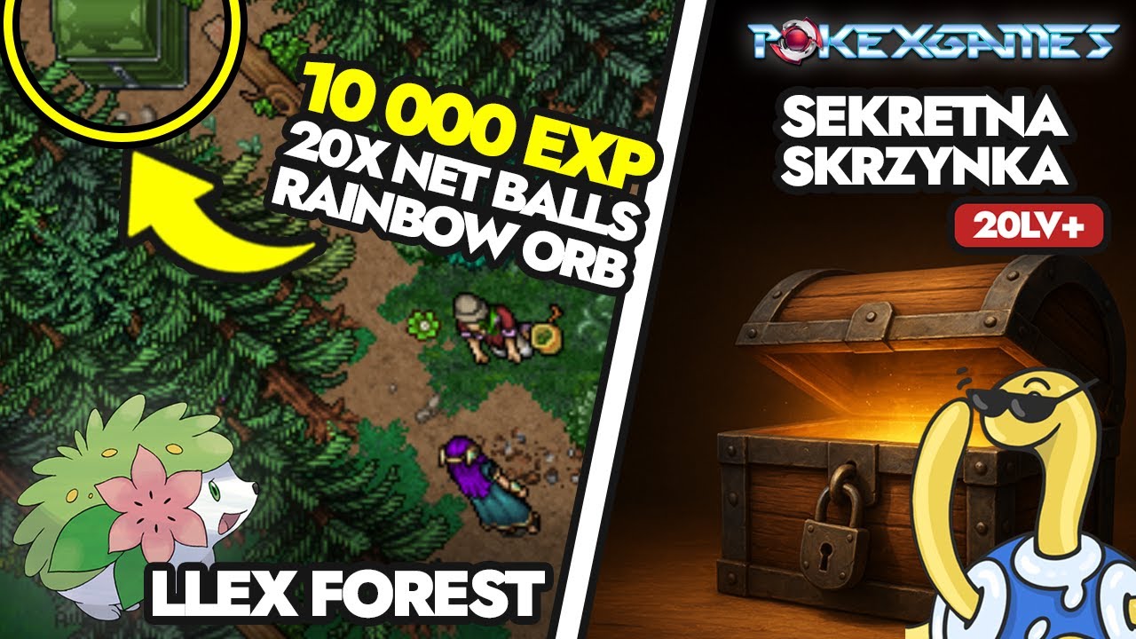 Sekretna Skrzynka Llx Forest - Johto Quest - PxG - Poradnik PL