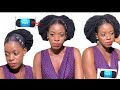 Hair style girl Simple and easy Brazilian wool for Afro curly ponytail Hairstyle