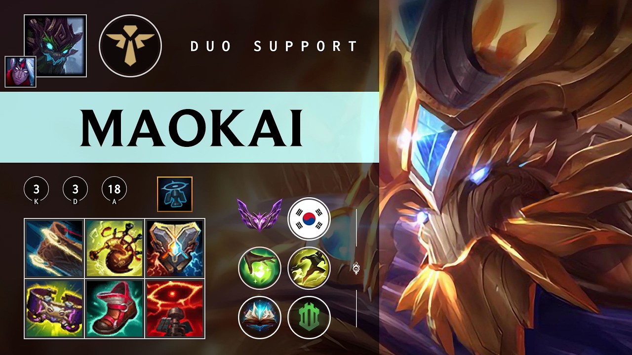 Maokai Support vs Swain - KR Master Patch 26.03