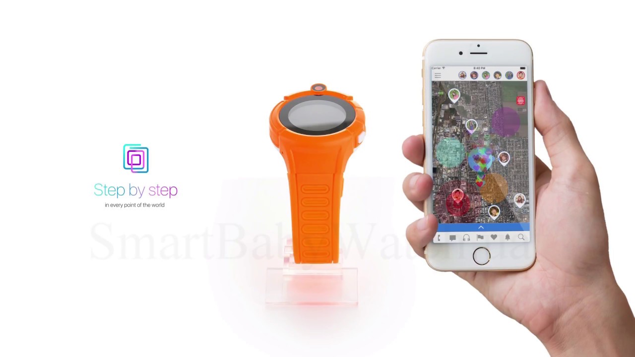 Smart Baby Watch Q610S Orange Оранжевые - детские часы телефон с GPS