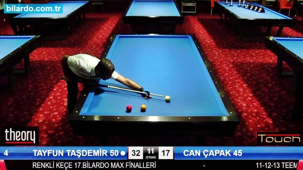 TAYFUN TAŞDEMİR vs CAN ÇAPAK | 20 Inn 50 POINT !! | 3 Cushion Billiards Championship FINALs 당구