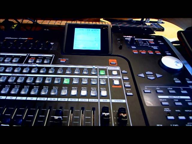 Tascam 2488 neo Bouncing Tracks - YouTube