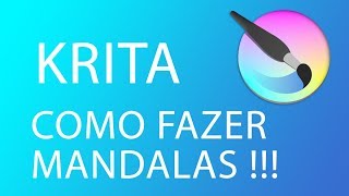 COMO FAZER MANDALAS !!!! - software KRITA gratuito -  PT-BR screenshot 1