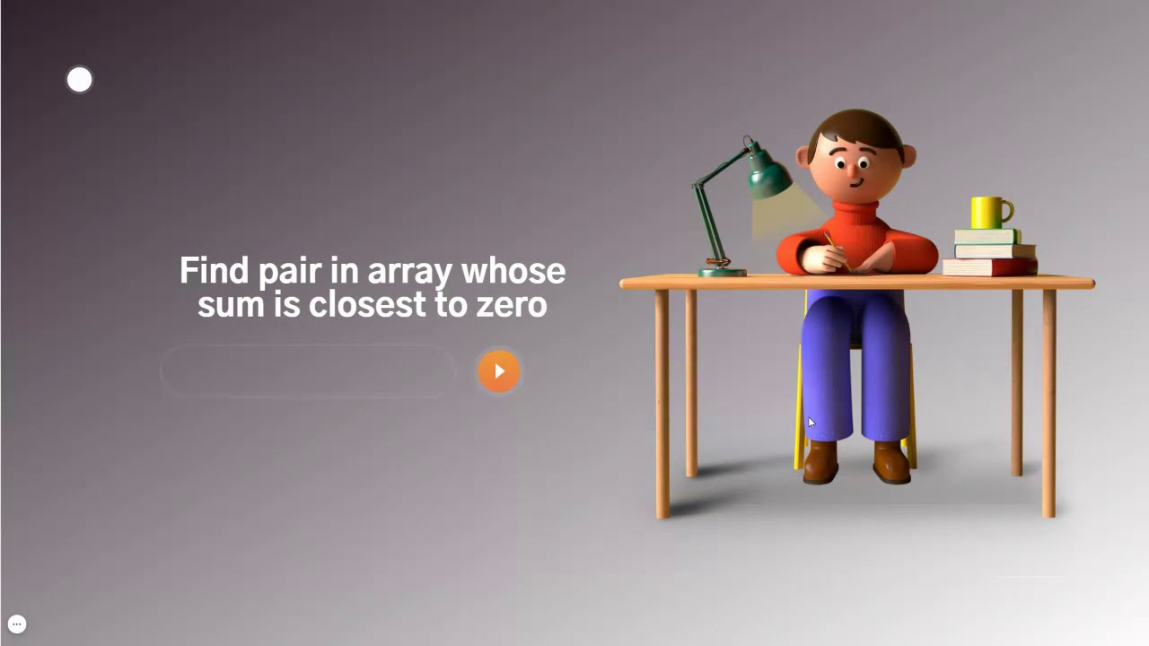 find-pair-in-array-whose-sum-is-closest-to-0-array-interview-prep