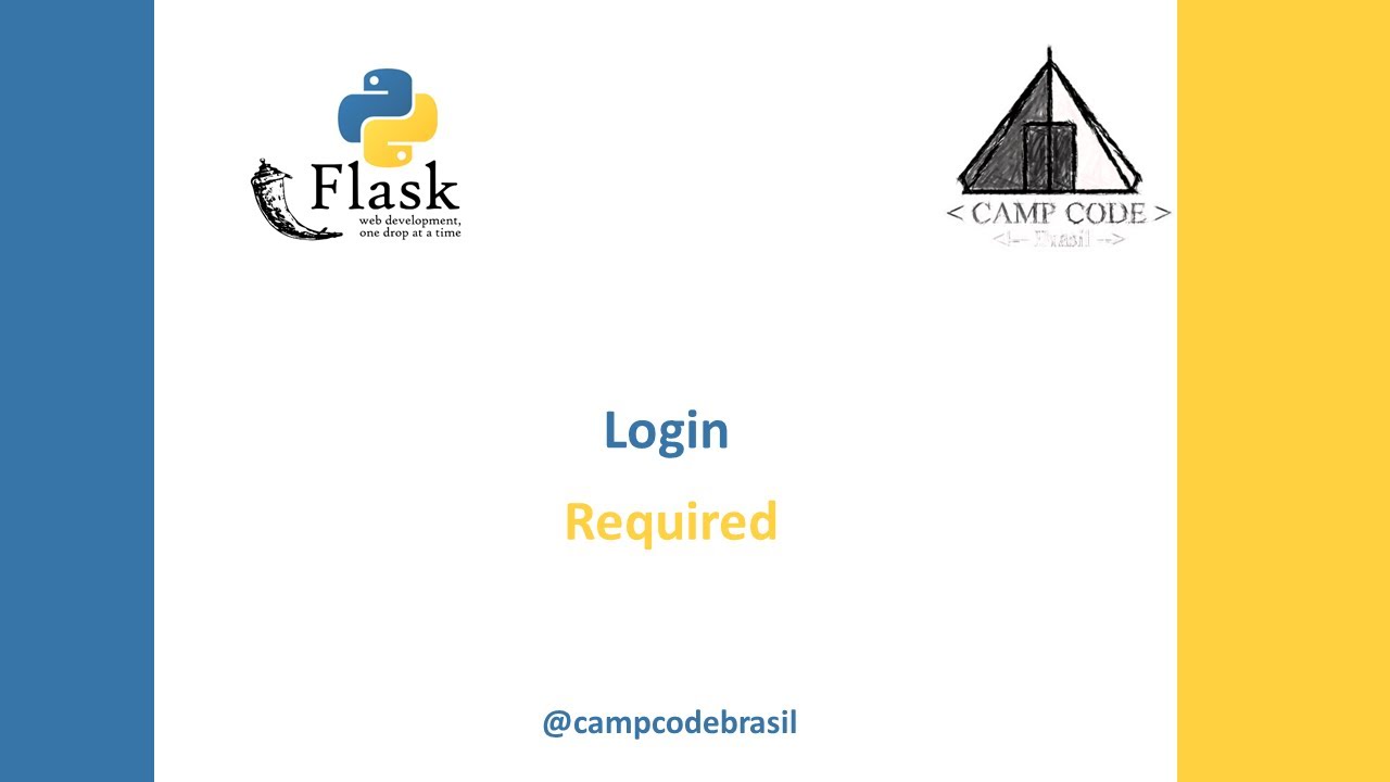 Flask 23 - Login Required - YouTube