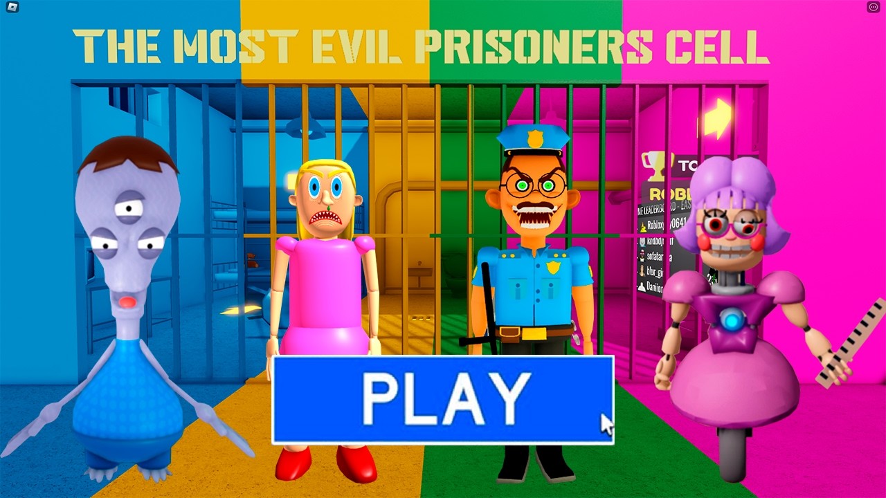 ALIEN VS EVIL MOM VS POLICE COP VS ANI-TRON? OBBY Full Gameplay #roblox