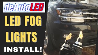 Installing deAutoLED Fog Lights  VW ATLAS 2018 2021