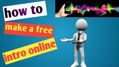 How To Make An Intro For Your YouTube channel for FREE online apps|| make an intro online on android