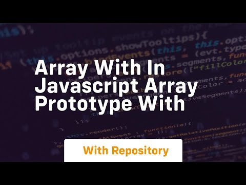 Array with in javascript array prototype with
