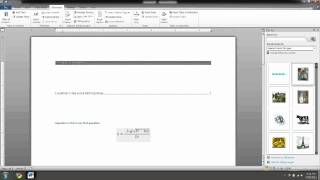 MS Word Cross Referencing 2 - More on Creating Creating/Updating Tables
