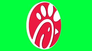 Chick-Fil-A Green Screen Logo Loop Chroma Animation