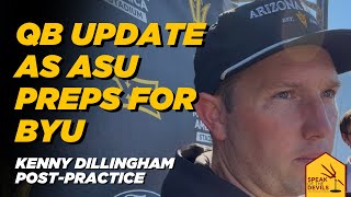 Full ASU head coach Kenny Dillingham on QB situation ahead of BYU game, roster building, and more Update