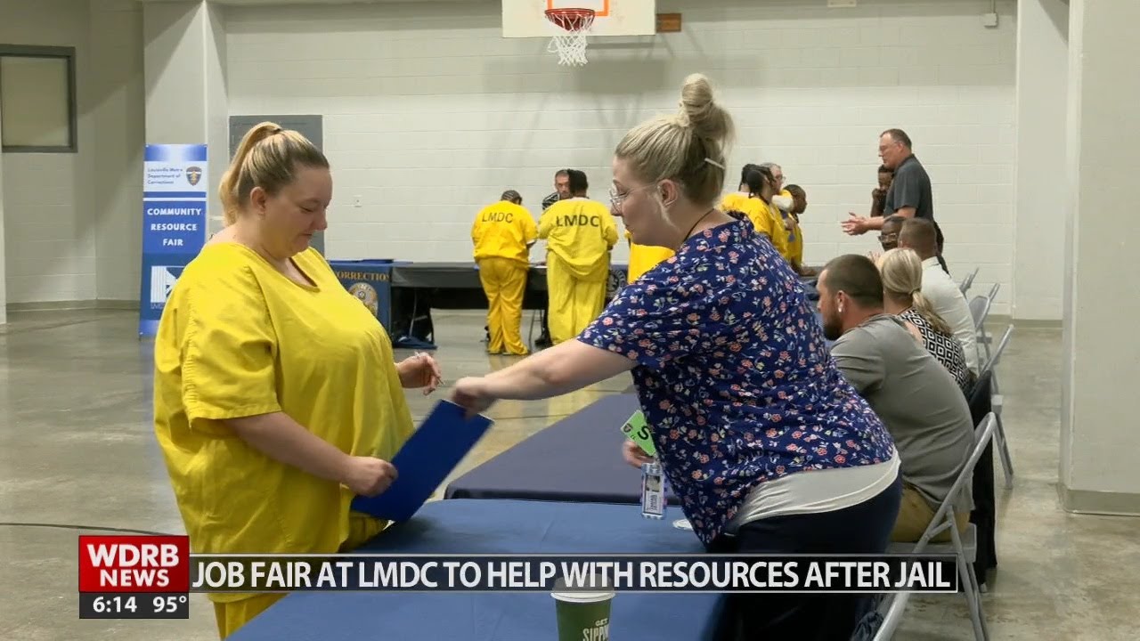 Louisville's jail hosts resource fair to support inmates preparing for