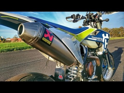 Husqvarna 501 2017 Akrapovic TOP SPEED | Show-off | Wheelie practice | Cruise