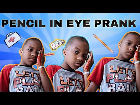 pranks to do on your mom Pencil in Eye PRANK(He called police on a kid)