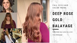 Deep Rose D Balayage Lisa Huff Hair