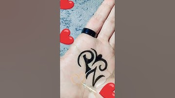 p love z status video ll p z best couples ll new trending name art video #ravindra_ranjan