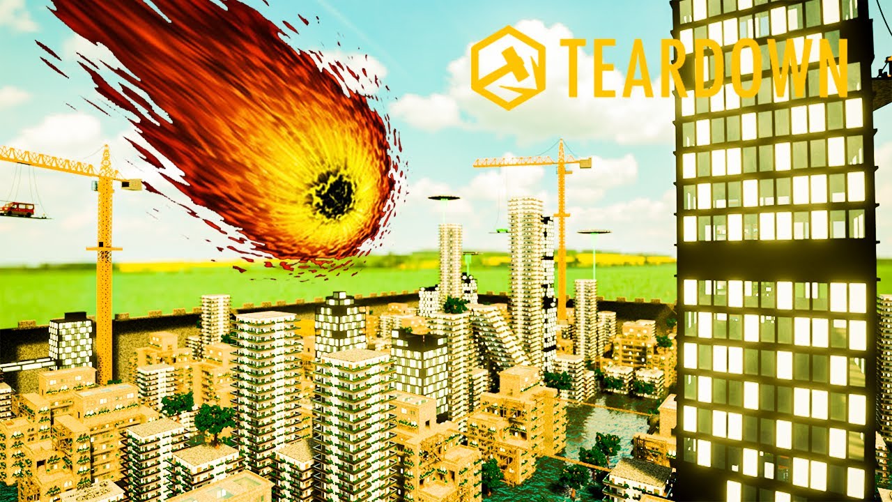 ASTEROID ATTACK ON THE CITY - Teardown - YouTube