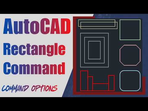 AutoCAD RECTANG Command: Complete Guide for Beginners – Draw Rectangles Like a Pro!