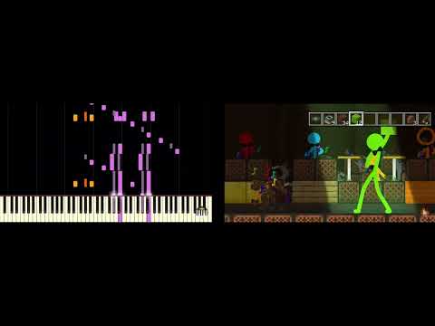 Rush E Mashup - Sheet Music Boss and Alan Becker