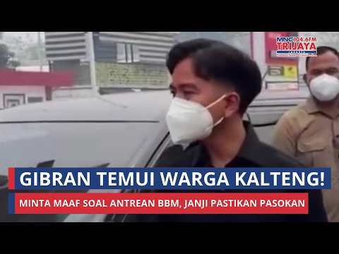 GIBRAN MINTA MAAF! Temui Warga Antre BBM Mengular di Palangka Raya | Trijaya Update