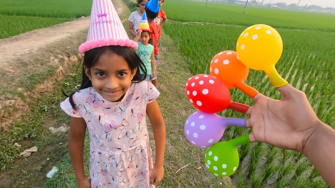 Balloons daddy finger nursery rhymes learn colors with balloons