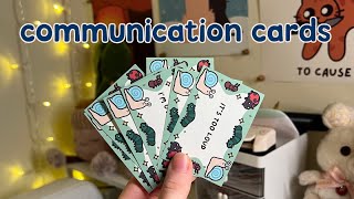 Communication Cards ✨ Tools For Autistic Individuals