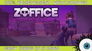 Zoffice - 100% Achievement walkthrough - Easy 1000G in 5mins