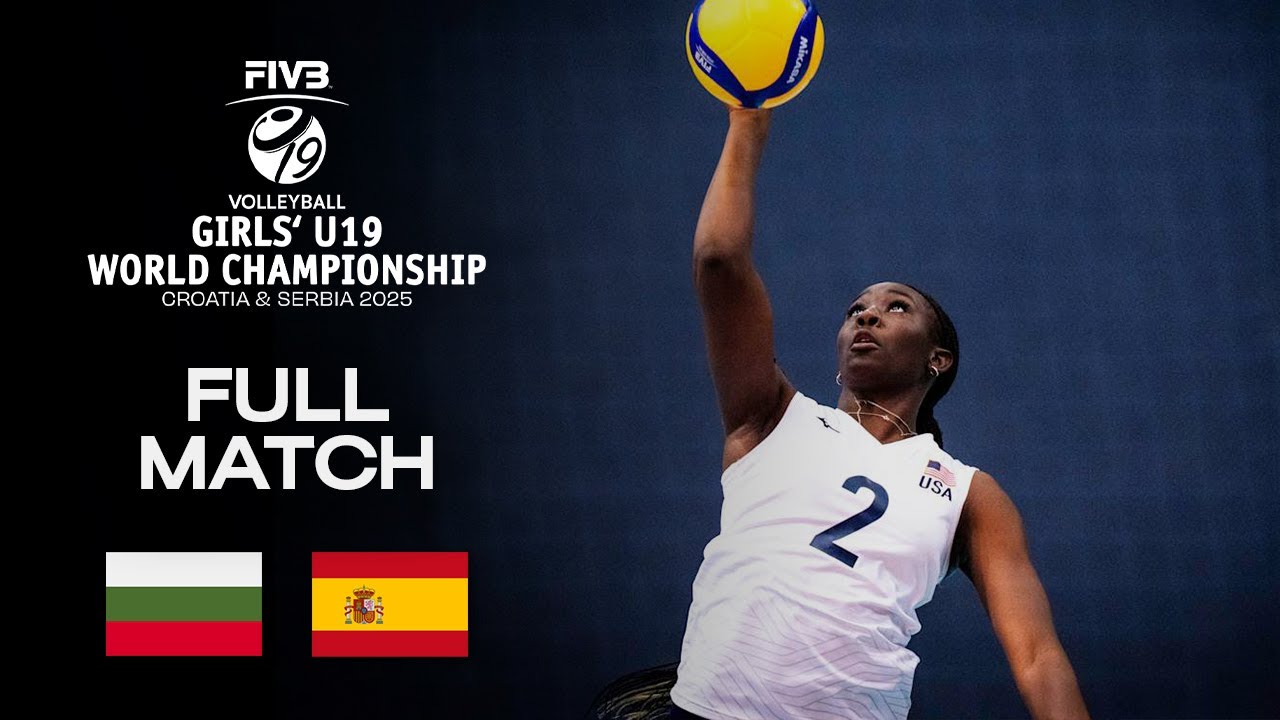 Bulgaria vs. Spain - Pool C (CRO) | Girls' U19 World Champs 2025 - Full Match