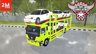 Download New Mod Indonesian Car Transport Truck Mod For Bus Simulator Indonesia Bussid V3.5 screenshot 4